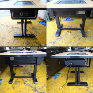 256-05)業務用/山岡金属/鉄板焼テーブル/都市ガス/S-6440X03