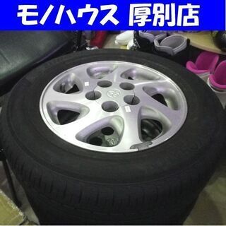 夏タイヤ 4本セット 205/65R15 2014年製 ヨコハマ ブルーアース トヨタ純正ホイール付き 15インチ 6JJ +45 5穴 PCD114.3 厚別店