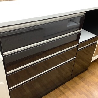 キッチンカウンター　ブレックファースト　120カウンター　サンコウ　ブラック　未使用品