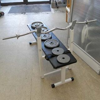 ▶ ベンチプレス シャフト プレート ベンチ セット BULLWORKER ブルーワーカー 筋トレ トレーニング フィットネス 札幌 西野