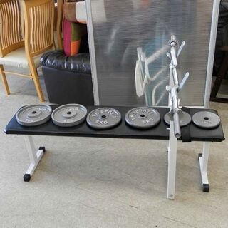 ▶ ベンチプレス シャフト プレート ベンチ セット BULLWORKER ブルーワーカー 筋トレ トレーニング フィットネス 札幌 西野