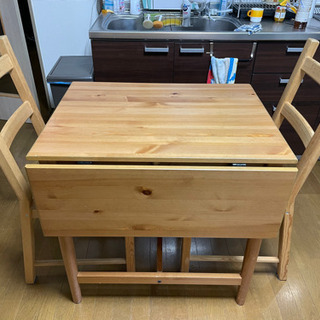 【ネット決済】IKEA 伸長式ダイニングテーブル INGATOR...