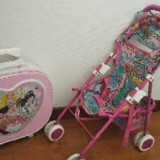 子供おもちゃ ベビーカー スーツケースセット