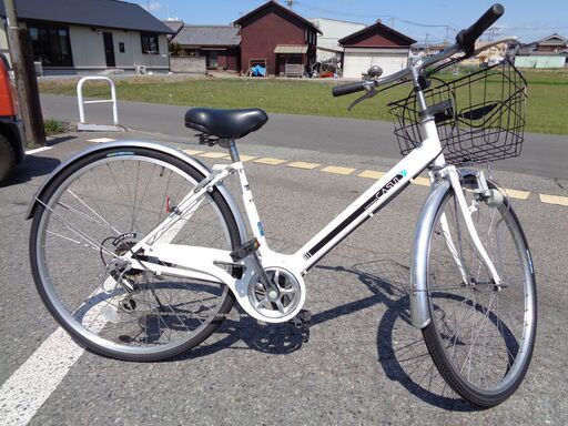 CASULY 婦人用自転車 27インチ 6速 白 (102)