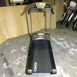 ジャパーナ　IGNIO　ルームランナー　電動　100Ｖ　作動OK　マット付　筋トレ　ダイエットに　取り扱い説明書、シリコンオイル付
