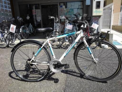 中古自転車1442 クロスバイク 700×28C 7段ギヤ LEDオート