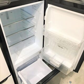【配達込み】冷蔵庫　Hisense HR-G1501 2019年製　ダークブラウン　154L　2ドア　右開き　エディオンオリジナル