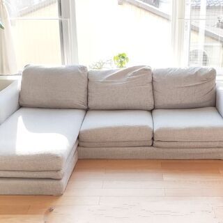 IDC OTSUKA トリプルカウチソファー グレー 3人がけ