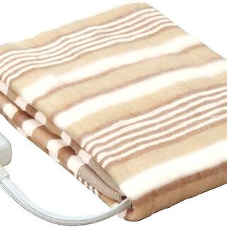 [山善] 電気敷毛布 (丸洗い可能) 140×80cm ブラウン...