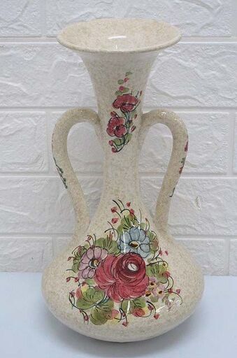 イタリア陶器 両手花瓶 イタリア陶器 花瓶｜イタリア陶器 両手花瓶