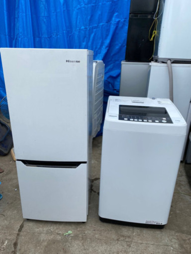 冷蔵庫、洗濯機　2018年製　2点セット