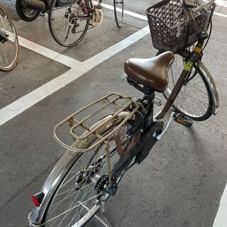 【ネット決済】人気の茶色！パナソニック電動アシスト自転車です。