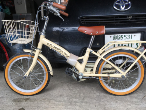 自転車　子供用　16インチ　a.n.desing.works