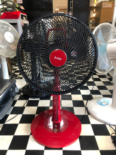 【リサイクルショップ八光　田上店】三菱電機 MITSUBISHI ELECTRIC R30J-RU-R [リビング扇風機 スパイシーレッド]