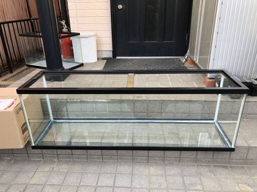 引き取り限定 水漏れなし！ 120㎝ 水槽 1200 水槽 中古 美品