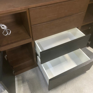 格安配送可能!!激安高級家具 モリタインテリア キッチンボード ユニック レンジ146 参考価格200,800円 