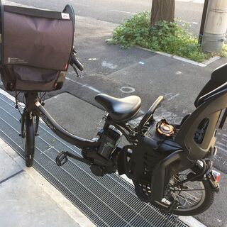 地域限定送料無料　ヤマハ　キッスミニ　アン　SP　15,4AH　2019年　三人乗り　ギュットクルーム　ビッケポーラー　神戸市　電動自転車