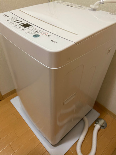 全自動洗濯機　4.5kg【受け渡し決定】