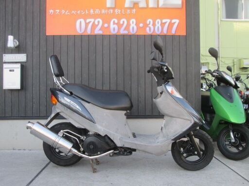 ★１０万円　アドレスV125G　セル１　実働車★スズキ　新品マフラー！新品バックレスト！CF4EA