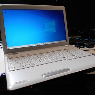 ♠ホワイトDynabook♠Windows10✦大容量&メモリ4G✦テンキ♠ 白色✱Dynabook✱最新Win10✱メモリ4G✱オフィス✱大容量500GB♪