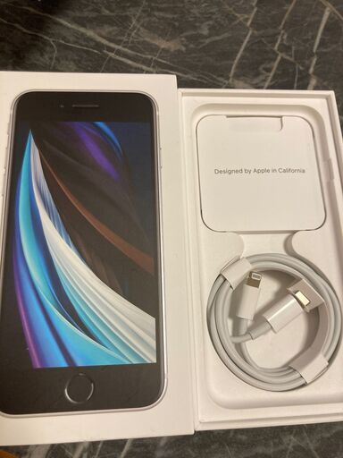 ☆取りに来ていただける方大歓迎☆備品☆iPhone SE 128GB ホワイト