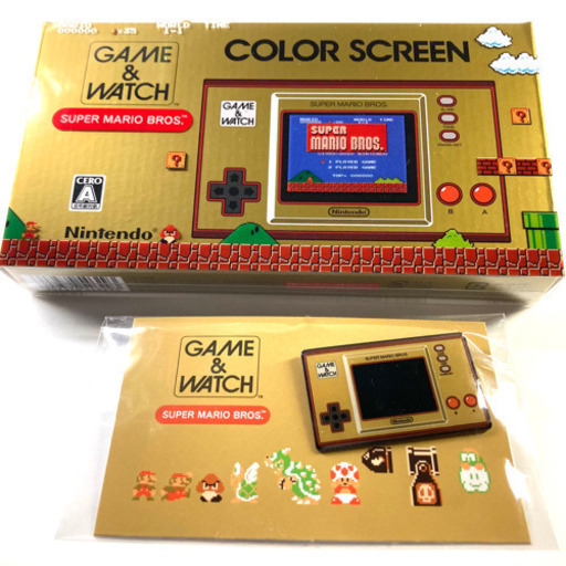 ゲームウォッチ　Amazon限定　ピンズ付き