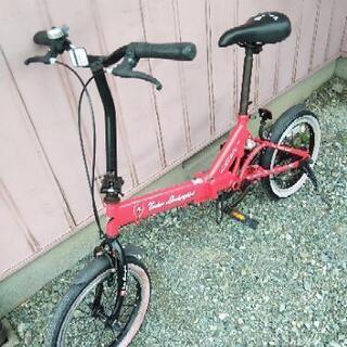 ほぼ新品】折り畳み自転車 フードデリバリー向け！ 車に積んで都内で
