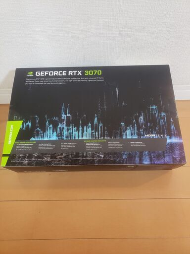 【新品・未使用】GG RTX3070 E8GB/OC 扱い易い8pin x 1