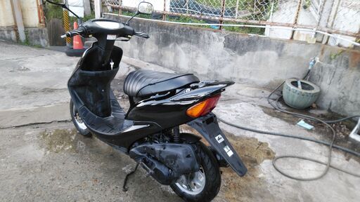 ホンダライブディオZXタイプ AF35 黒 タックロール 外装ペイント済 見