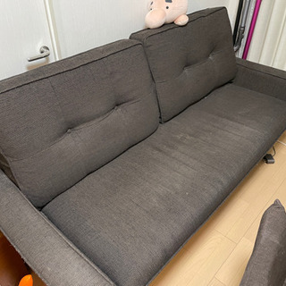 リラックスフォーム　三人掛けソファー