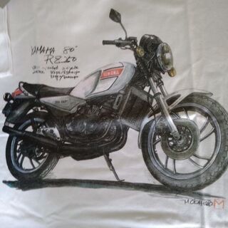 yamaha riding apparel モーターサイクル　Tシャツ RZ250