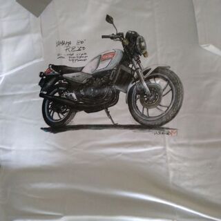 yamaha riding apparel モーターサイクル　Tシャツ RZ250