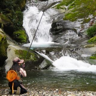 渓流釣り・岩魚/山女魚釣りに興味のある方へ。女性の方でも、竿も持った事の無い方でも未経験の方で2名までの限定です。 - 富山市