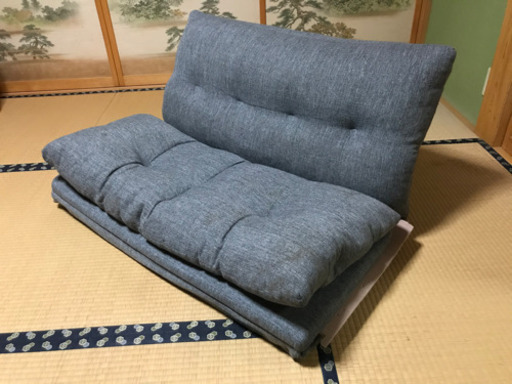 ソファベッド 3way　ほぼ未使用品　グレー