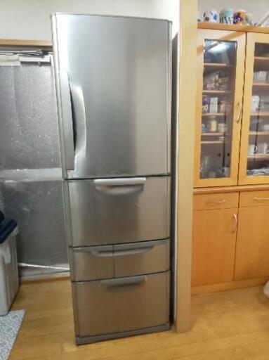 三菱 5ドア冷蔵庫 400L 野菜室が真ん中 手渡し 北九州市