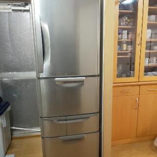 三菱 5ドア冷蔵庫 400L 野菜室が真ん中 手渡し 北九州市