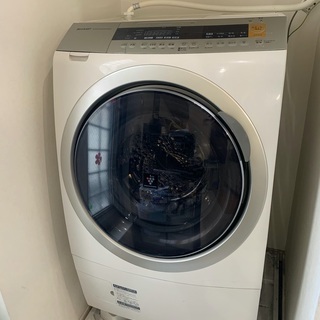 2017年式 SHARP ドラム式洗濯乾燥機 10kg 6.0kg / 日立冷凍冷蔵庫：3