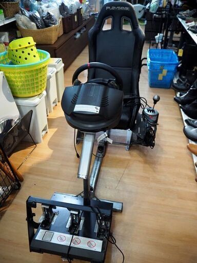 ◆PLAYSEAT プレイシート THRUSTMASTER ストラトマスター フルセット ステアリング シフター ペダル ◆