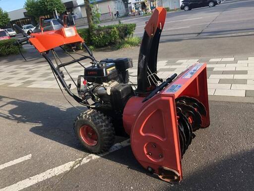 店頭引取のみ LONCIN 家庭用 除雪機 楽冬 ラクト GARDEN PRO エンジン 動作確認OK