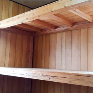 頑丈な木製の棚　3セット