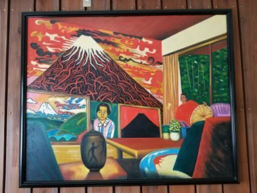 【5％OFF】 富士を描いて30年「野田弘信」画伯 迫力100号の大作をお売りします！ その他