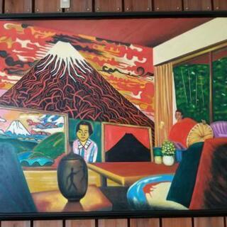 富士を描いて30年「野田弘信」画伯 迫力100号の大作をお売りします！