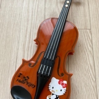ハローキティ　ひけちゃうバイオリン　おもちゃ