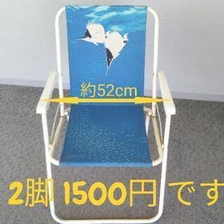 【ネット決済】折りたたみパイプ椅子 ディレクターチェア