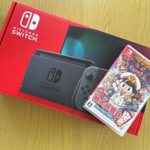 ニンテンドースイッチグレー　桃鉄付き