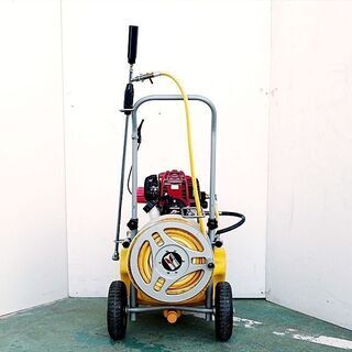 生活家電 山口)下松市より 工進 エンジン式小型動噴 ガーデンス 