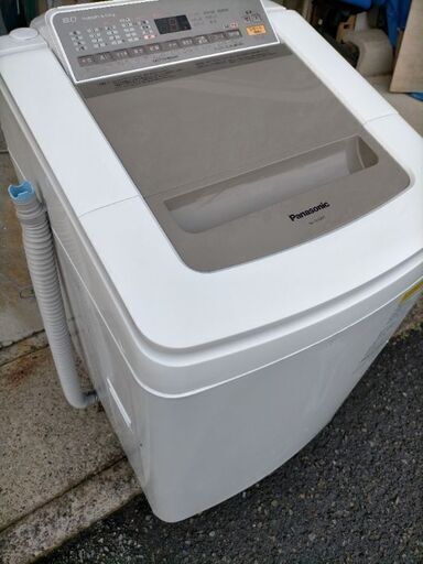 Panasonic パナソニック 電気洗濯乾燥機 NA-FD80H5 2017年製 8.0kg ホワイト