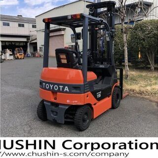 ハイマスト6m トヨタ バッテリーフォークリフト 1.5トン 関東輸送費無料(条件有) 1.5t 1500kg 試乗下取歓迎