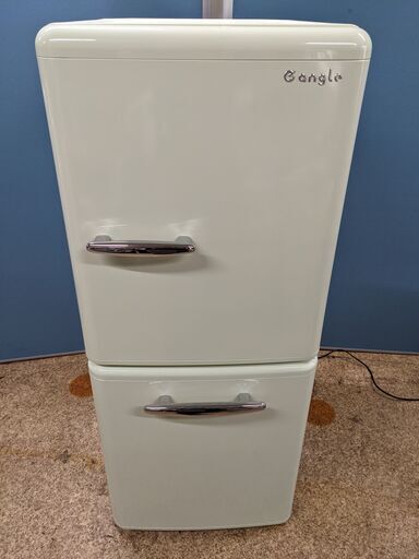 EDION エディオン e angle 149L 2ドア ノンフロン冷凍冷蔵庫 ANG-RE151-A1 2018年製