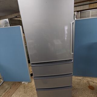 【売約済】AQUA ノンフロン冷凍冷蔵庫 355L 2016年製 AQR-361EL 大容量 ４ドア シルバー